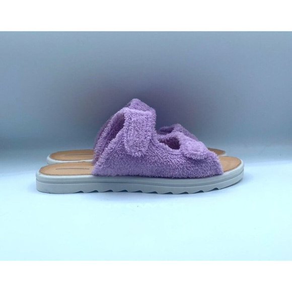 INTENTIONALLY Blank Blink Terry Top Lilac Sandal US 9.5/10 EU40 NWOB Scuffed - Picture 8 of 9
